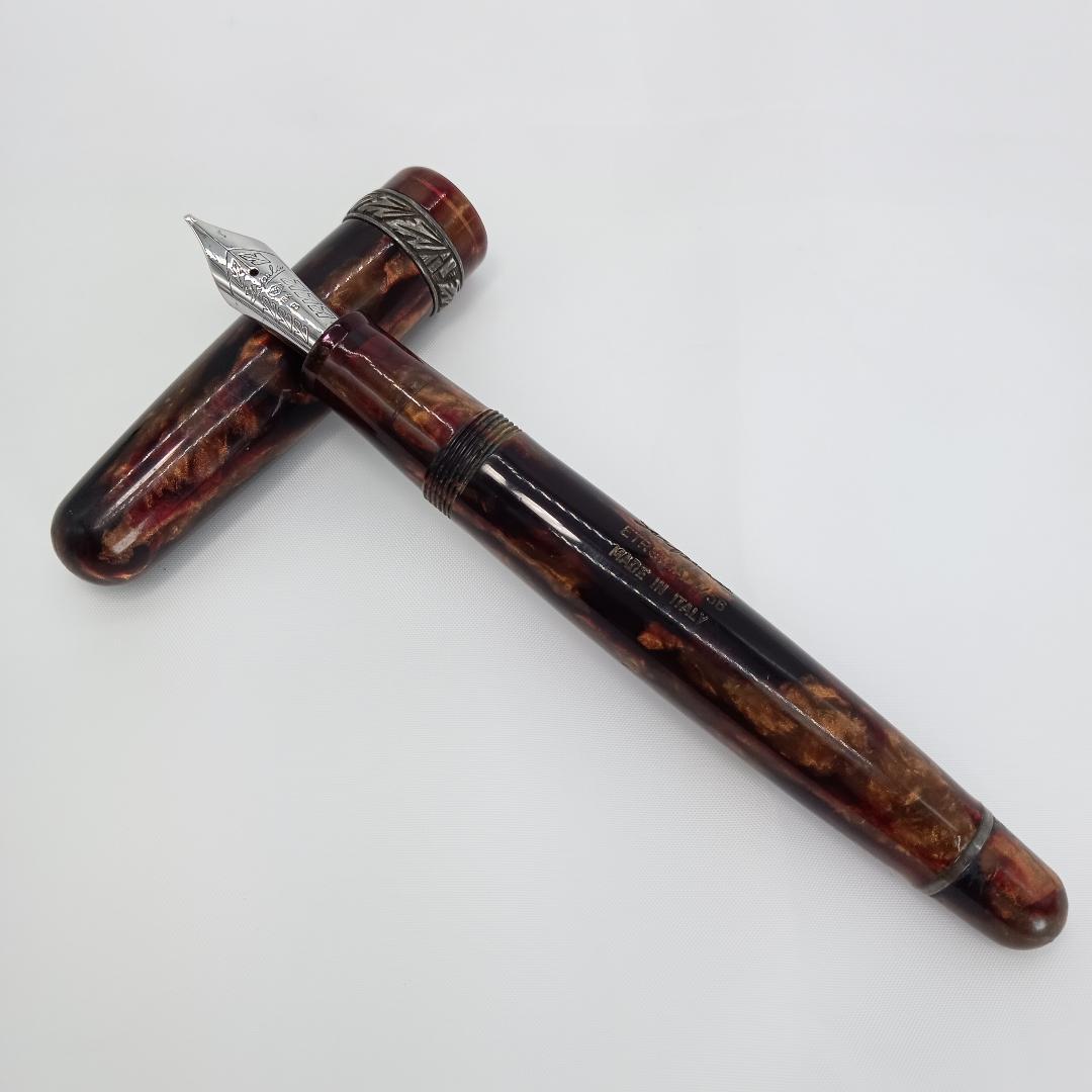 希少 スティピュラ 18K エトルリア 1456 イタリア製 ニブB