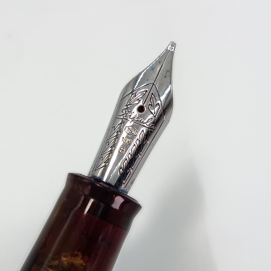 希少 スティピュラ 18K エトルリア 1456 イタリア製 ニブB