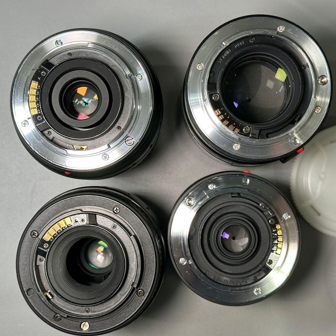 【現状品】MINOLTA / OLYMPUS フィルムカメラ レンズ4本セット
