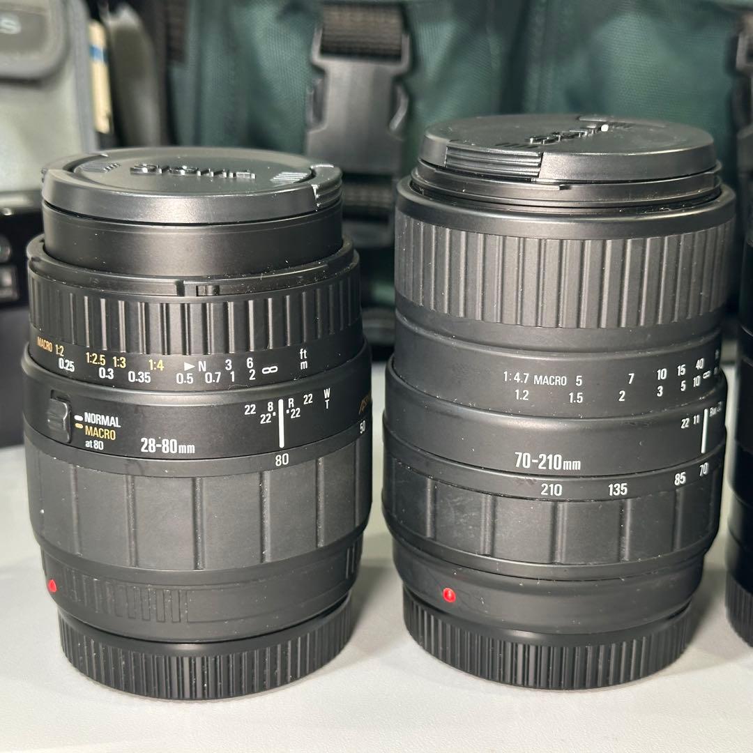 【現状品】MINOLTA / OLYMPUS フィルムカメラ レンズ4本セット