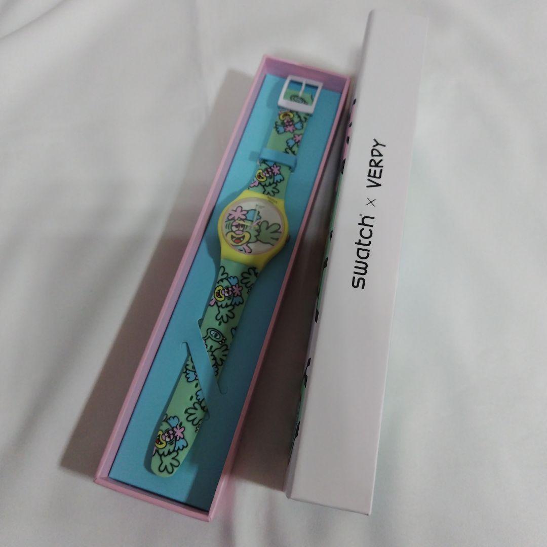 【新品未使用】Swatch x VERDY コラボ腕時計