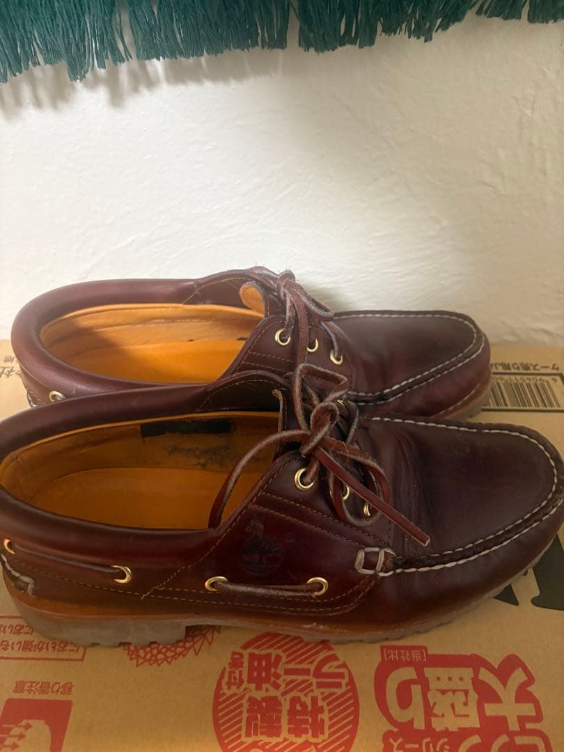 Timberlandスリーアイ(3eye) クラシックラグ バーガンディ