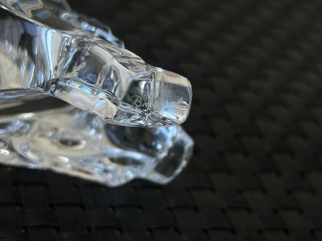 【美品】バカラ　baccarat 干支　イノシシ　置物　ガラス　クリスタル