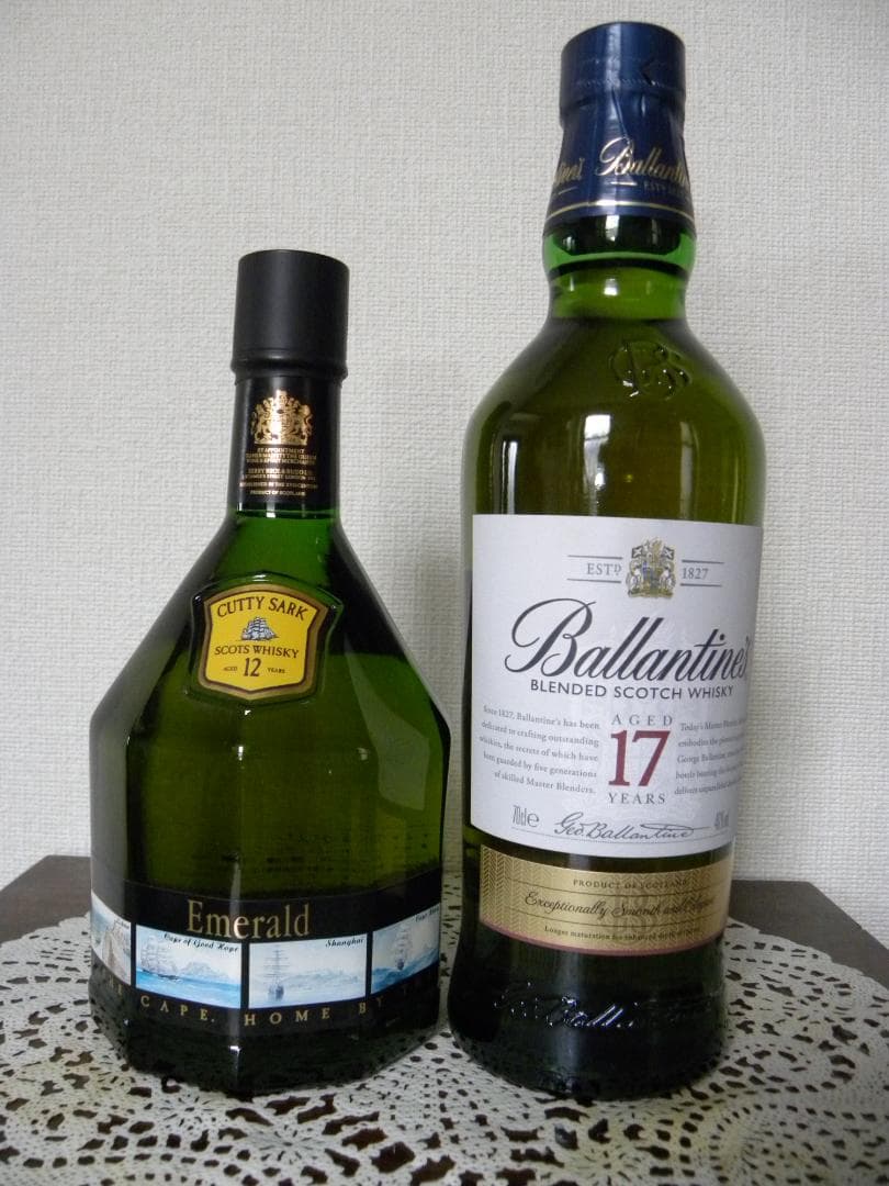 スコッチウイスキー (CUTTY・Ballantine's)2本