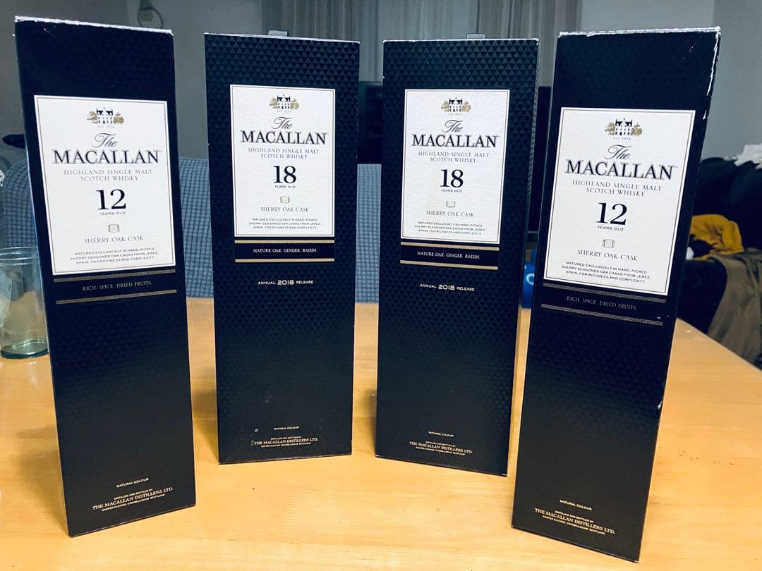 The Macallan 12年 18年 シングルモルトウイスキー