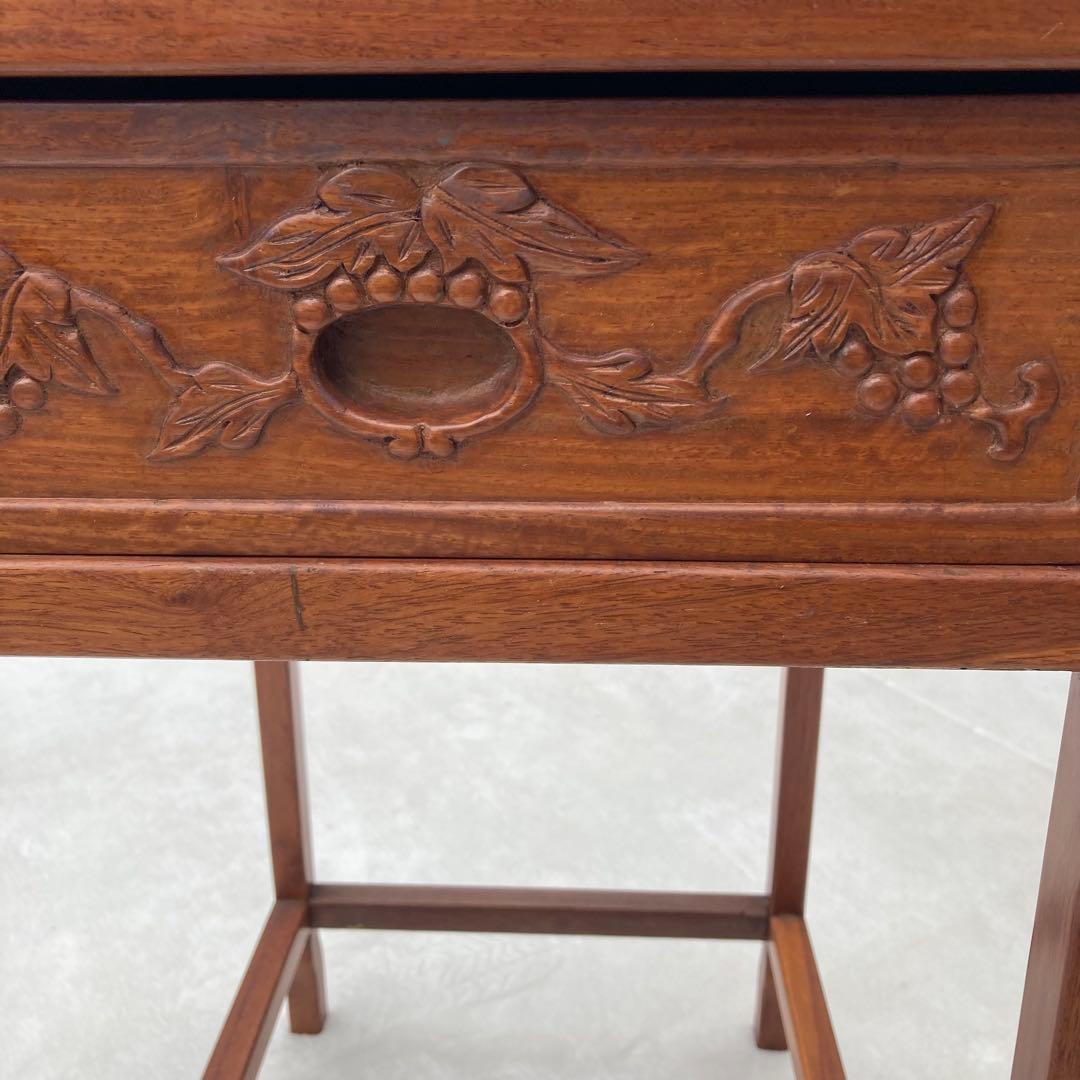 ロンロン高級 螺鈿細工 唐木