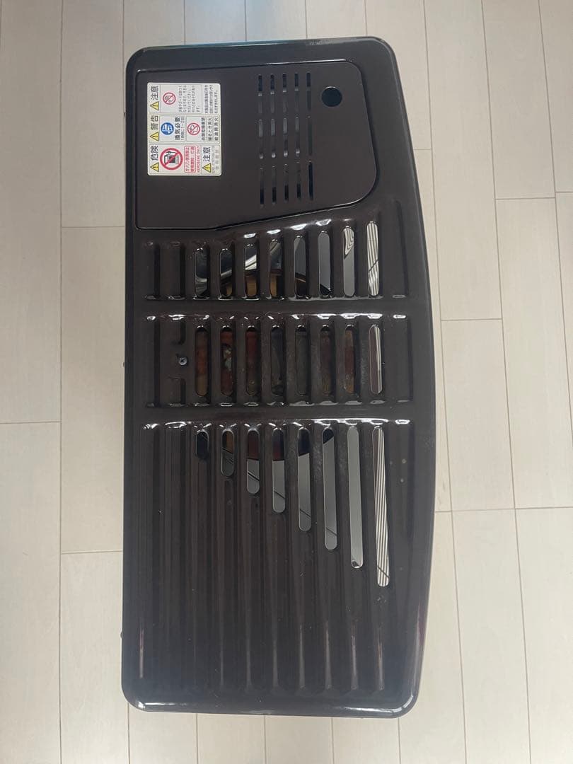 石油ストーブ 青い燃料タンク付き