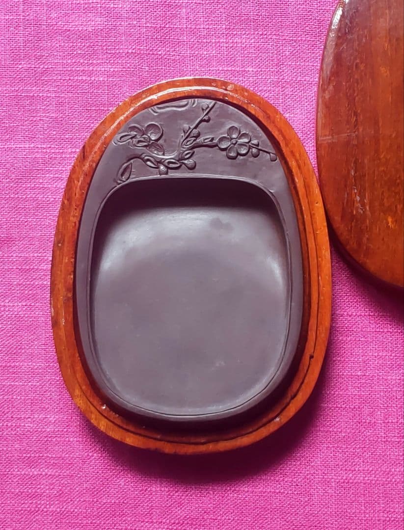 69*Z143*書道 硯 墨 端渓硯 梅 赤間硯 龍渓硯 骨董