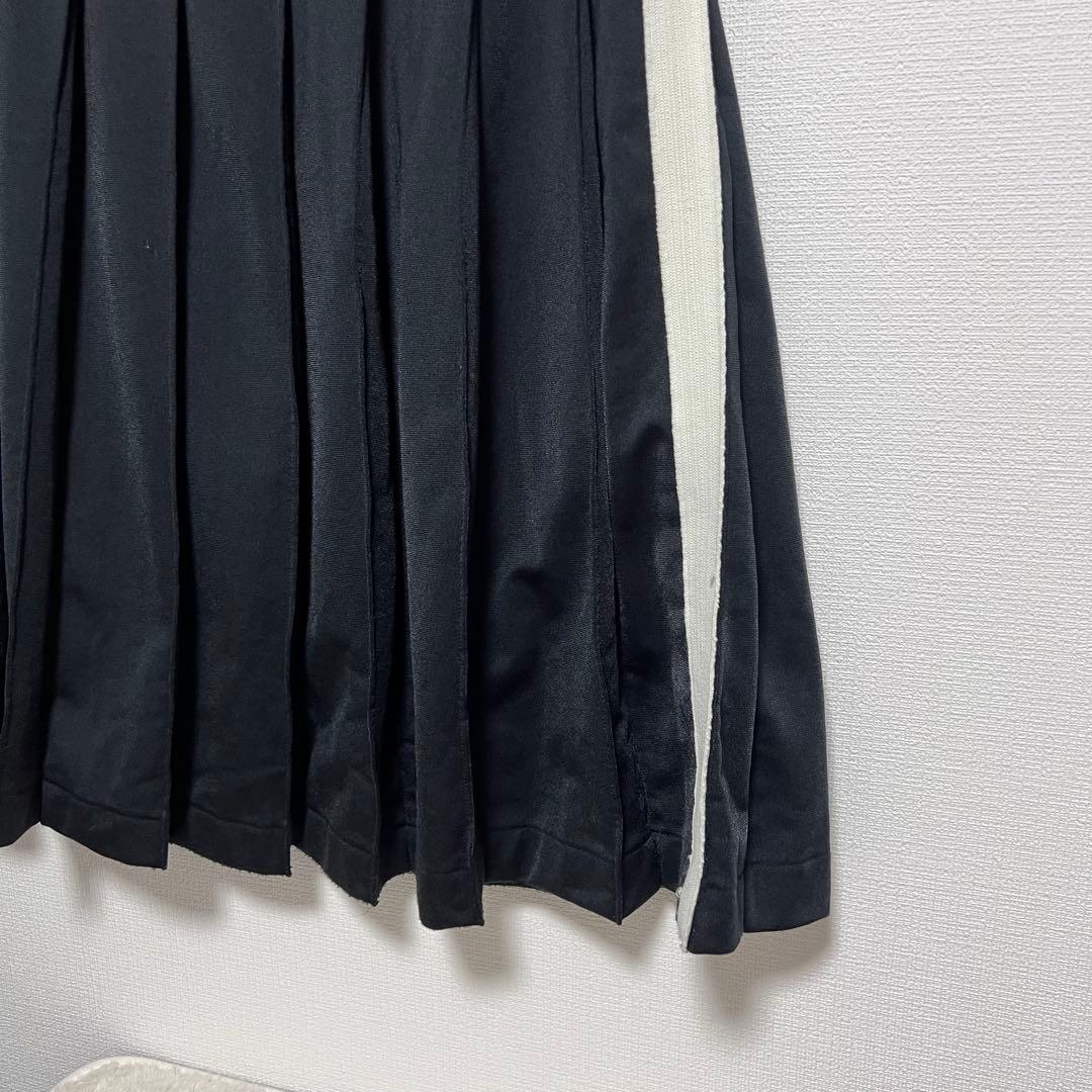 コムデギャルソンロゴラインジャージプリーツスカートCOMMEdesGARCONS