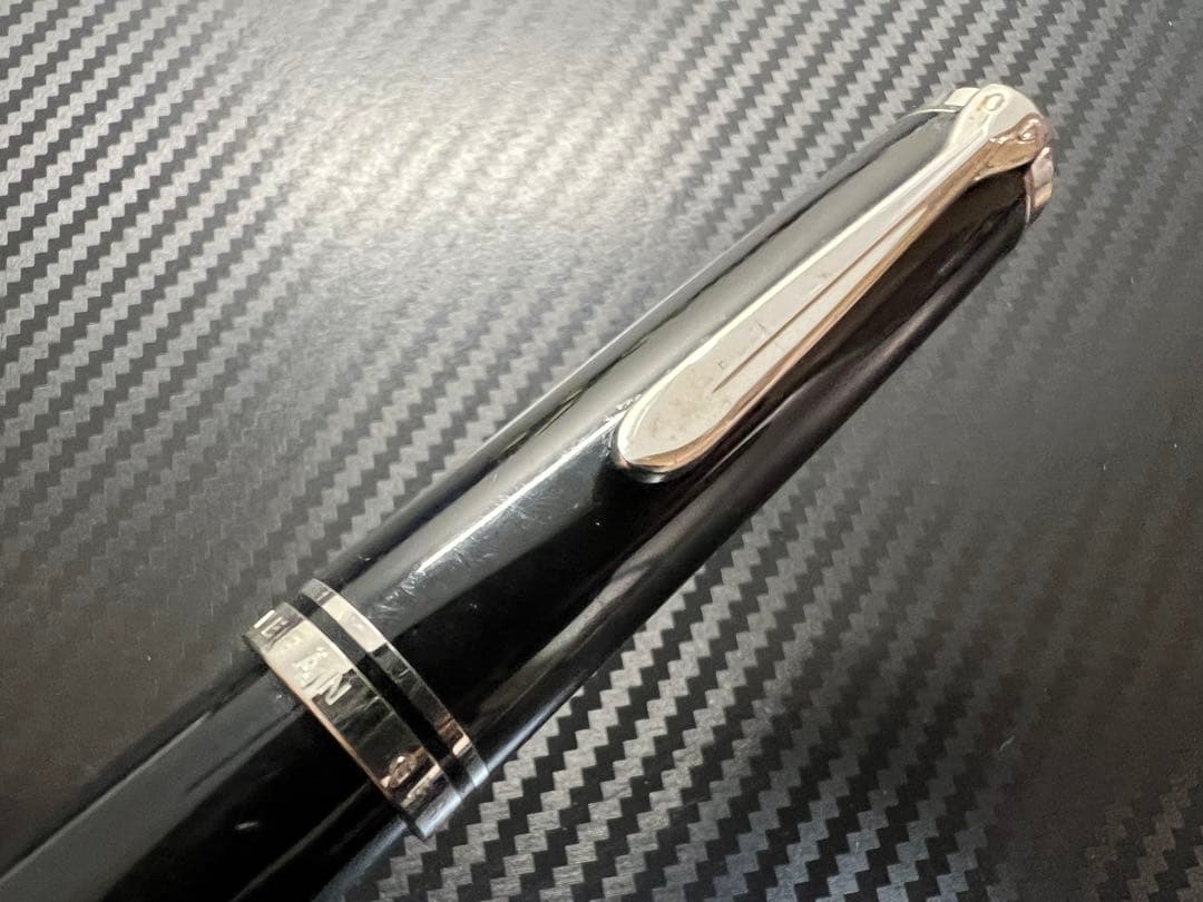 ペリカン スーベレーン M805 万年筆 ブラックシルバー M 中字
