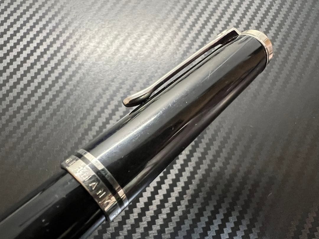 ペリカン スーベレーン M805 万年筆 ブラックシルバー M 中字