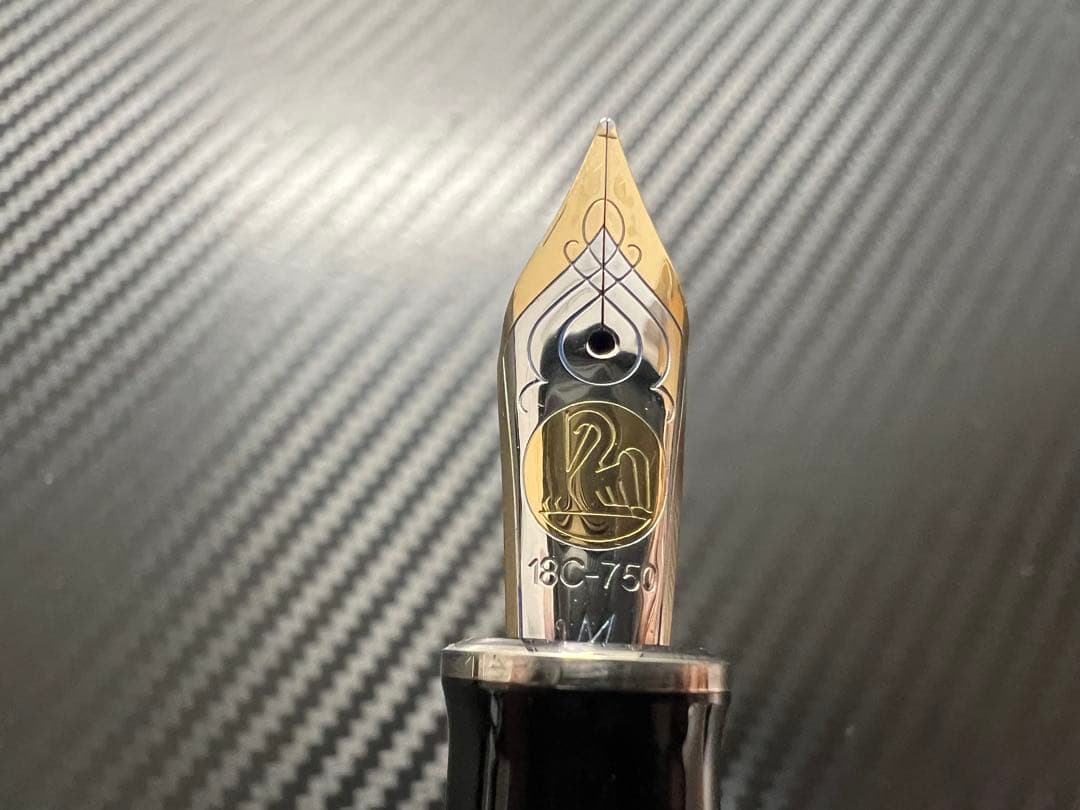 ペリカン スーベレーン M805 万年筆 ブラックシルバー M 中字