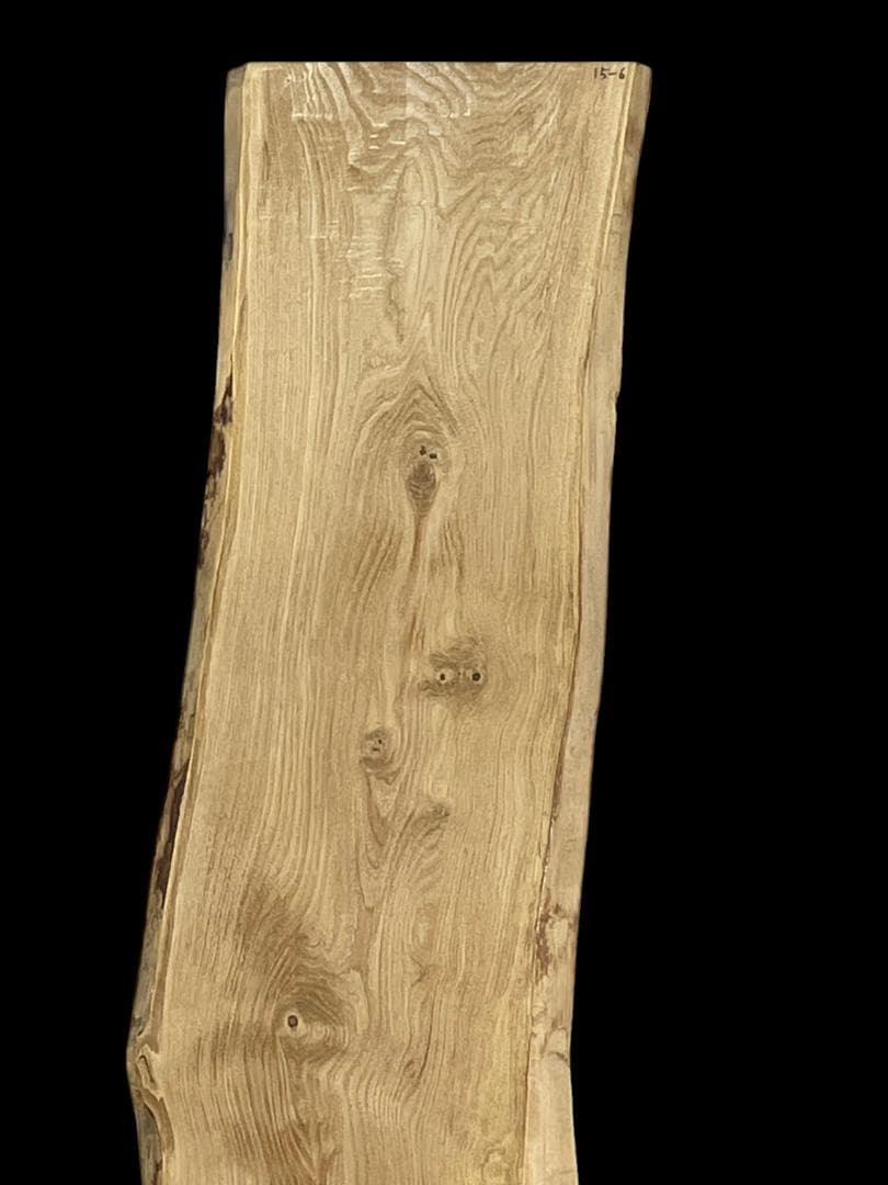 栗　M15-6　一枚板　乾燥材　棚板　カウンター　テーブル　DIY　耳付　天板