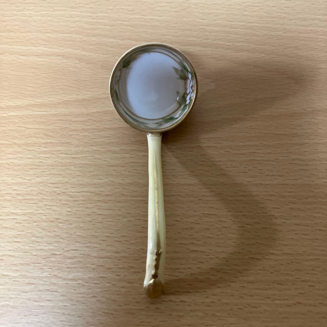 3. オールドノリタケ、M Nippon印　ボウル、ソーサー、スプーンのトリオ