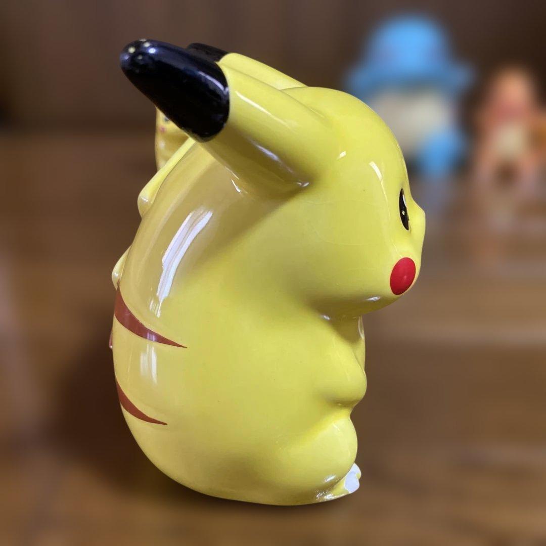 【陶器】ピカチュウ　ヒトカゲ　ゼニガメ　貯金箱　希少品　ポケモン　pokemon