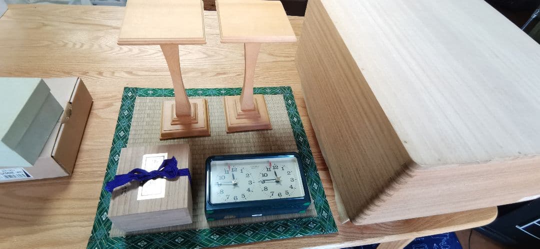 本榧脚付将棋盤　５寸６分