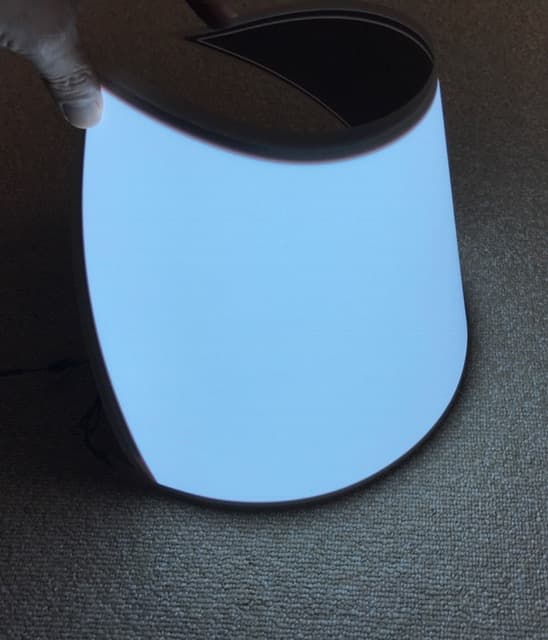 持ち運び取り外し簡単！インバーター付き光る電子看板 A4型