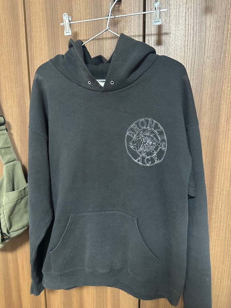 【レア】90s BRONZE AGE パーカー Made in USA製
