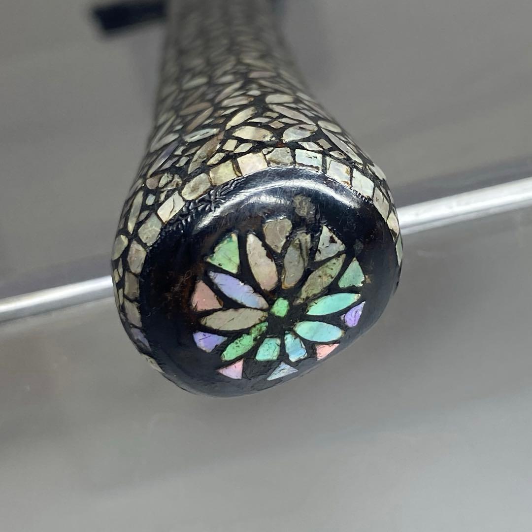 古銅　極上螺鈿　矢立　トコト　229g 東里7-0402☆2F