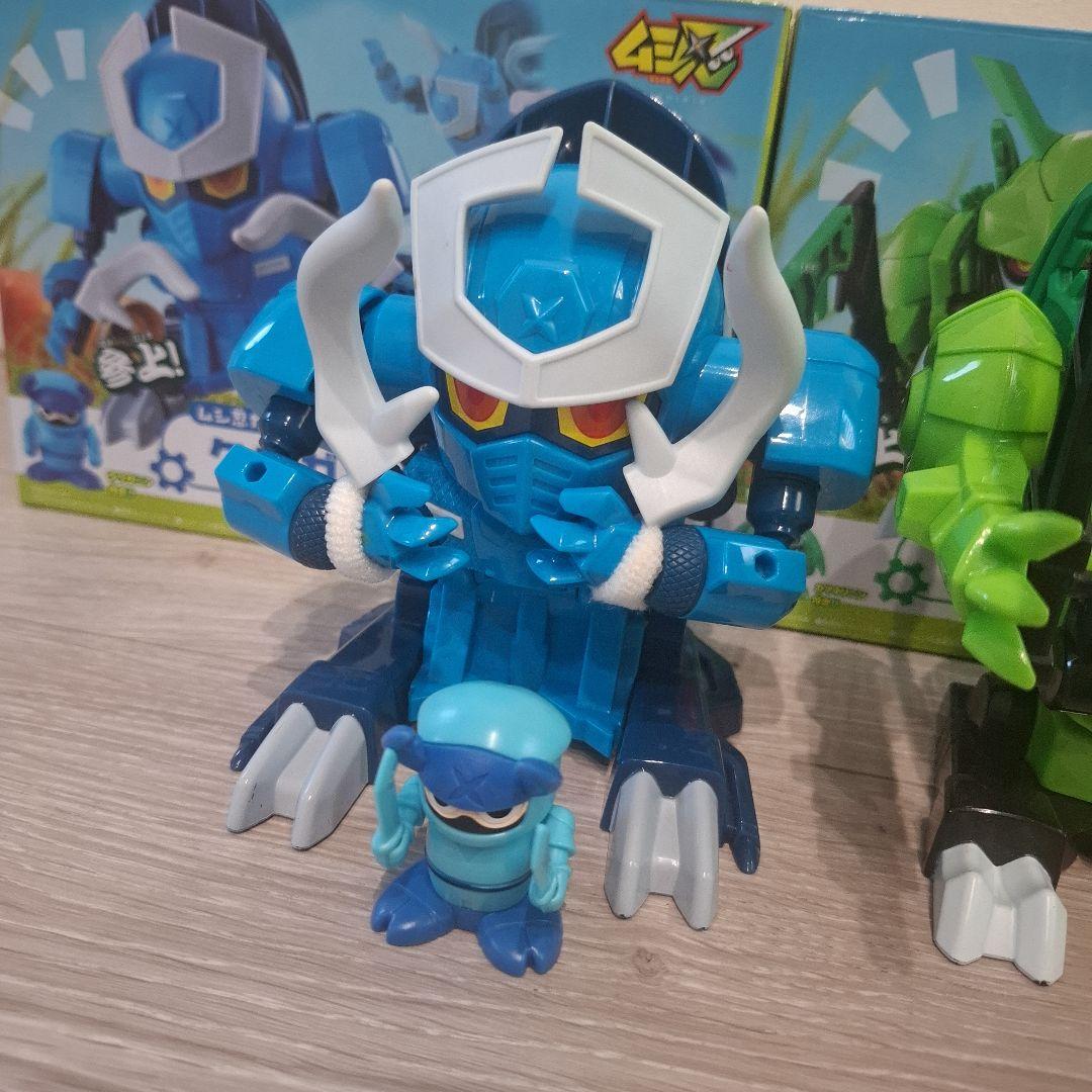 【レア】ムシ忍 クワガブジン カミキリマル ハチヤシャ オニヤンマニン 箱付