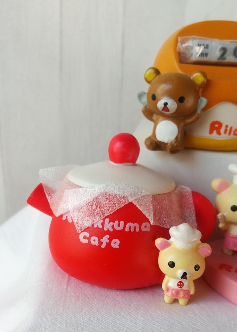 リラックマ　コリラックマ　小物入れ　万年カレンダー　カフェ　置物