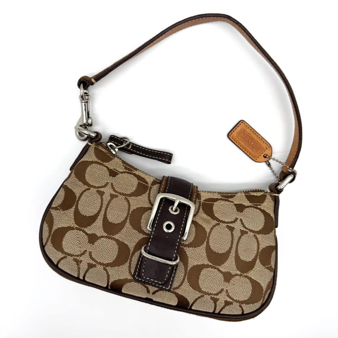 バッグ COACH SOHO shoulder bag signature mini