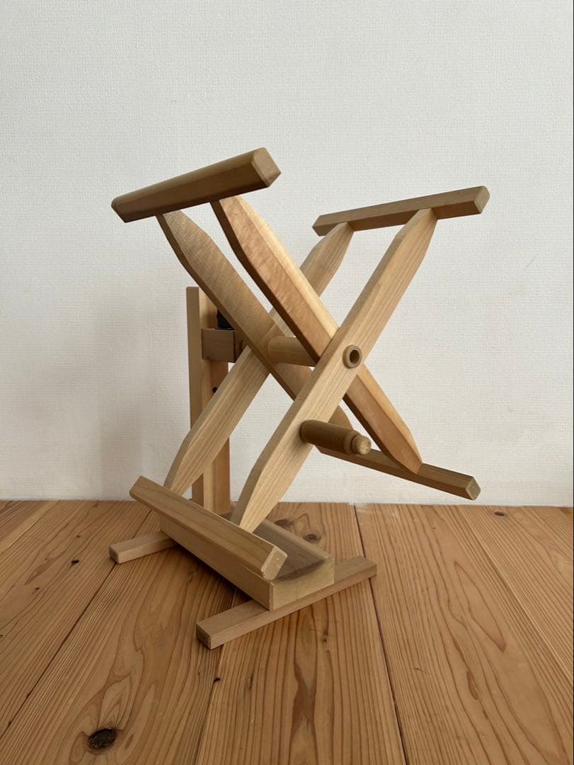 綛上げ かせあげ 織り機 織り道具