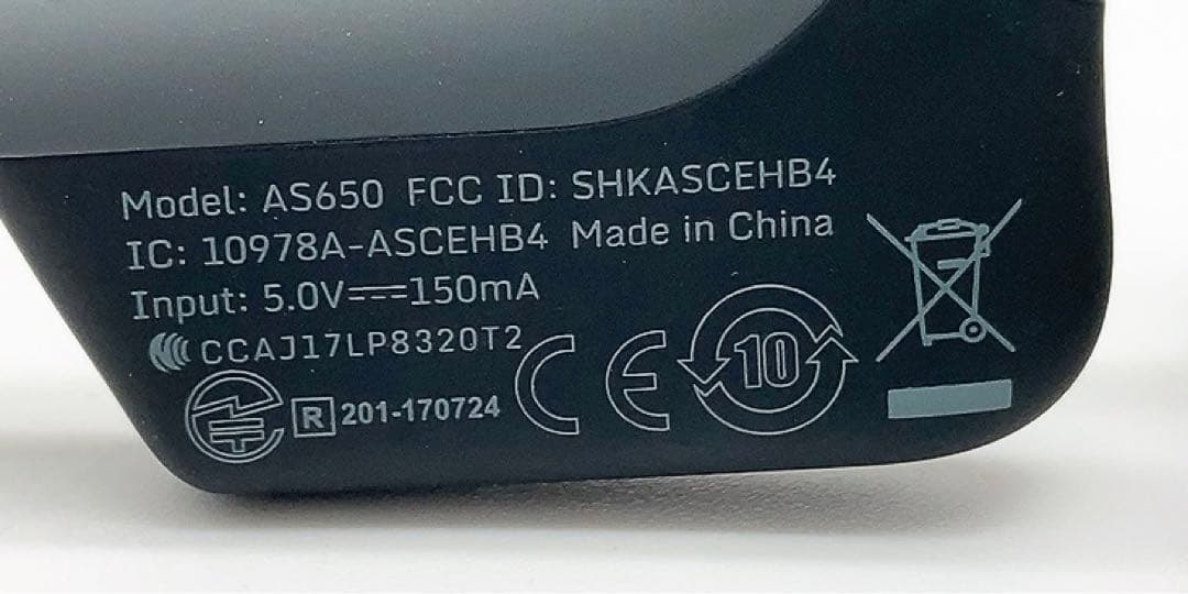 AfterShokz Air オープンイヤーヘッドフォンAS650