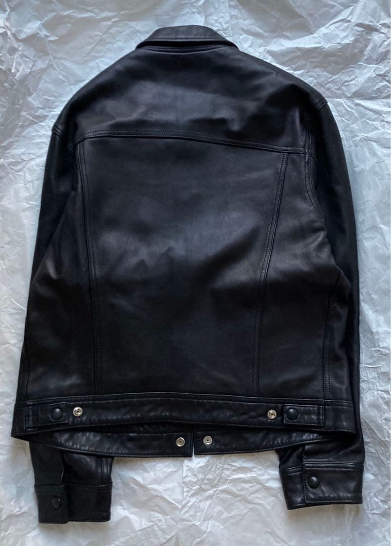ジャケット・アウター supreme 18AW LEATHER TRUCKER JACKET