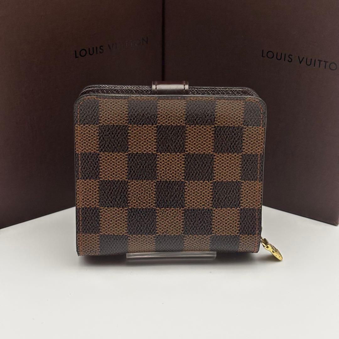 ✨美品✨ルイヴィトン✨ダミエ✨コンパクトジップ 2つ折り財布