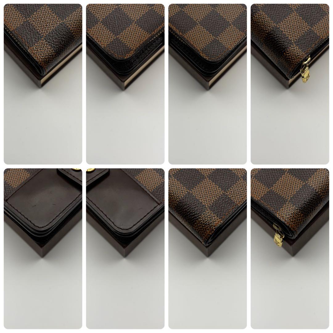 ✨美品✨ルイヴィトン✨ダミエ✨コンパクトジップ 2つ折り財布