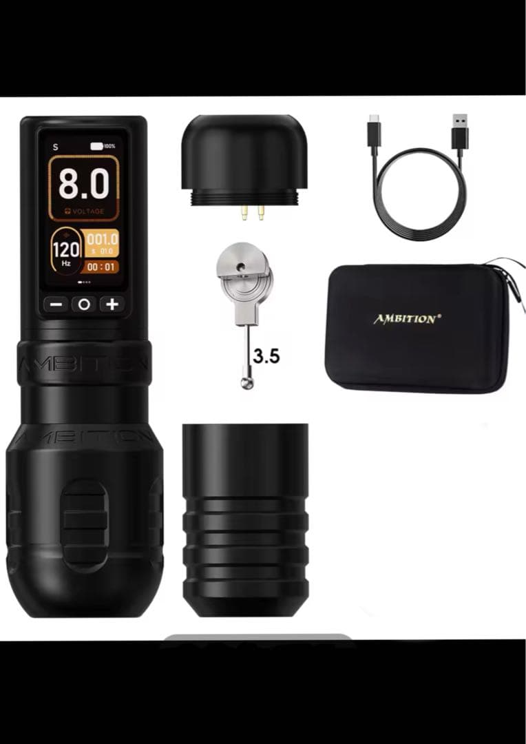 限定値下げ‼️ワイヤレスタトゥーマシン ペン型マシン tattooマシン