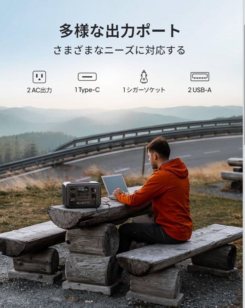 BLUETTI ポータブル電源 AC2A 204Wh/300W