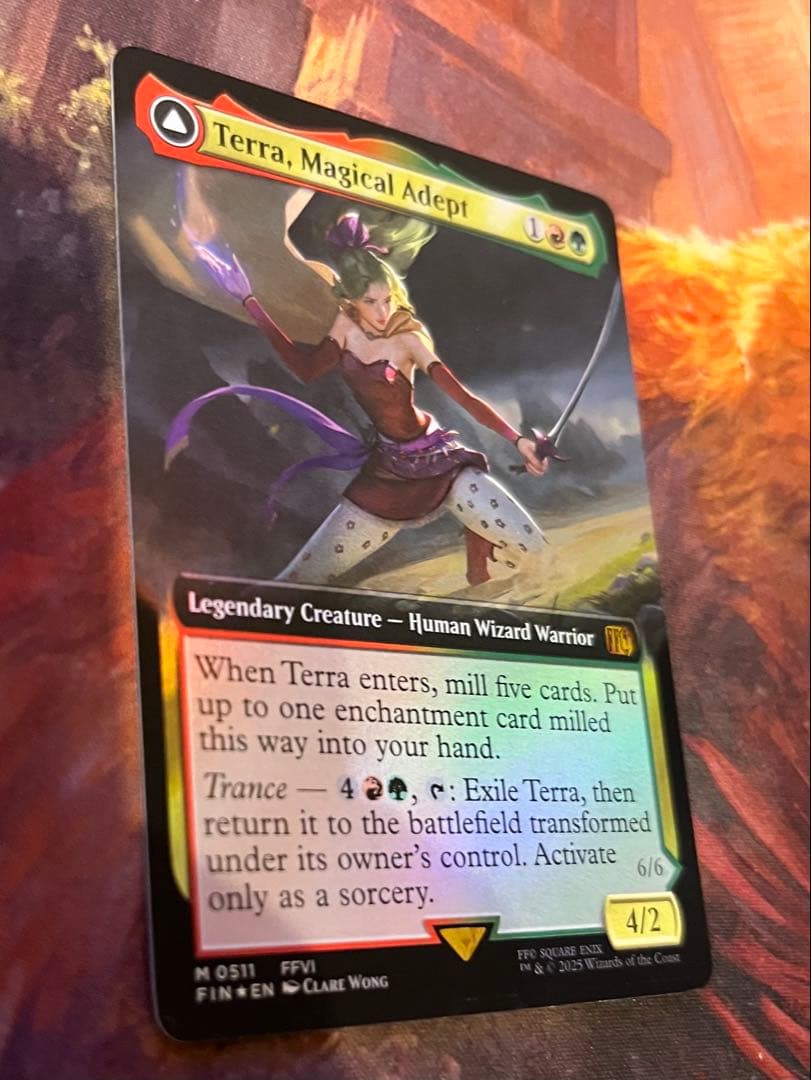 MTG/魔導戦士、ティナ/ 英語/拡張アート/FOIL