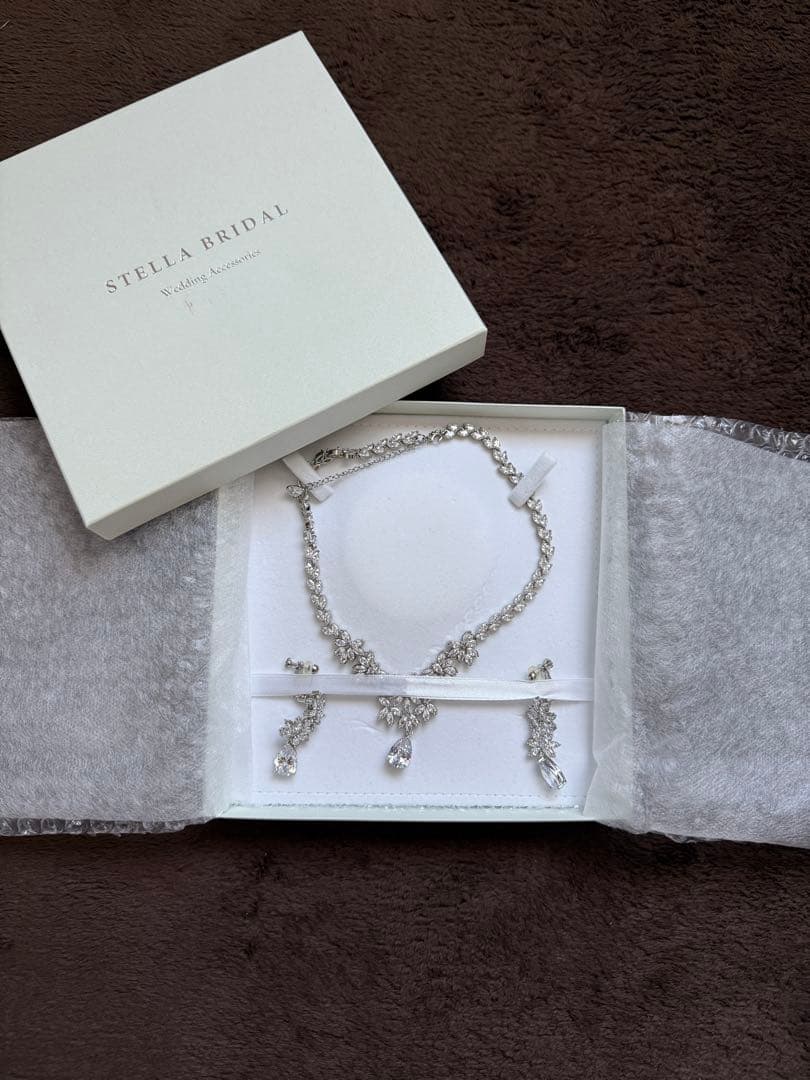 STELLA BRIDAL ネックレス イヤリング セット