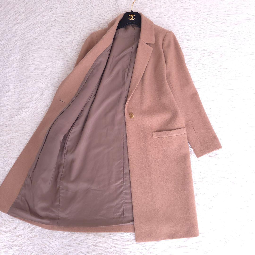 セオリー チェスターコート 近年 高級 メルトン キャメル