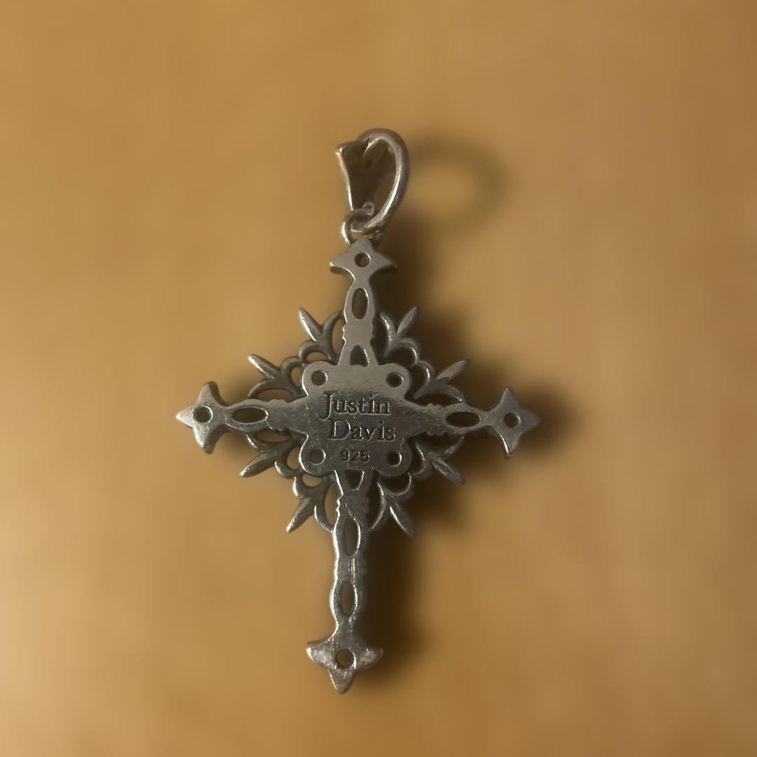 Justin Davis クロス型ペンダント 925