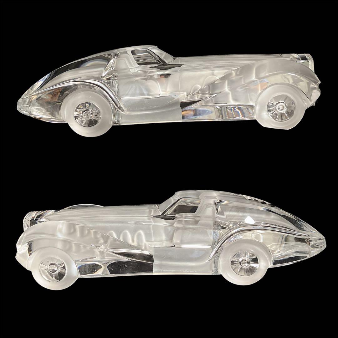 ドーム フランス クリスタル オブジェ 水晶 ブガッティ タイプ57 リビエラ