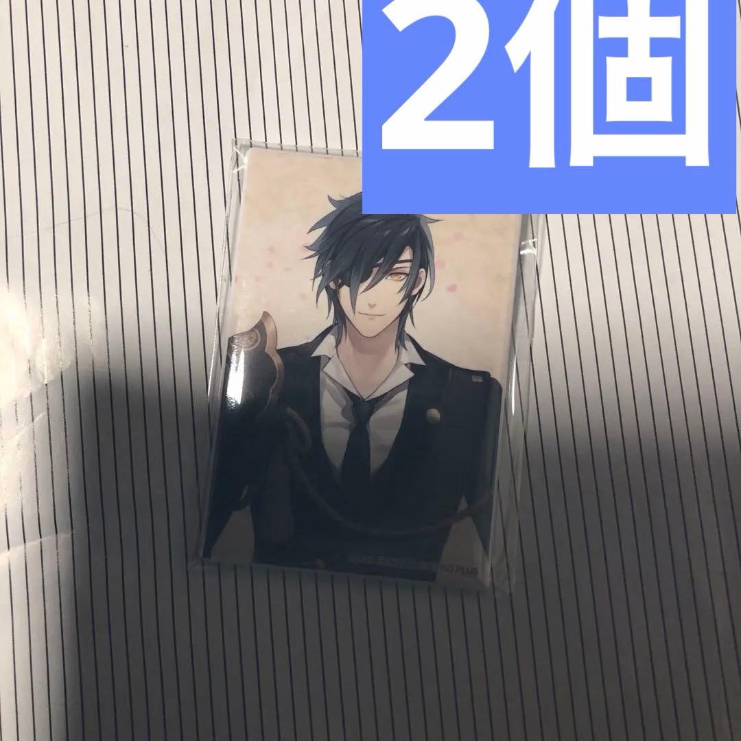 刀剣乱舞 スクエア缶バッジ 跪坐 燭台切光忠