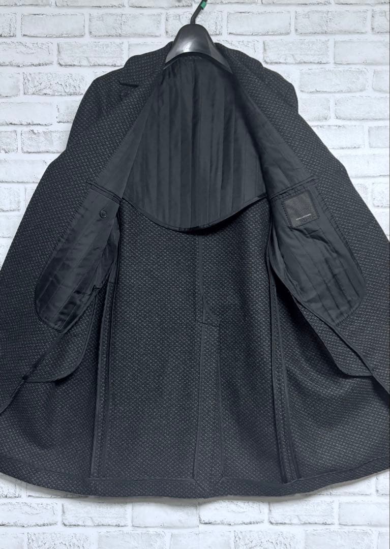 最終価格【カシミヤ混/上質ワッフル織】タリアトーレ アルスターコート 定価15万