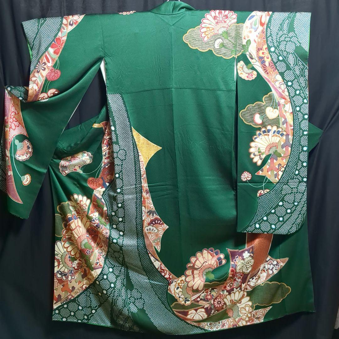 【振袖　長襦袢　帯　帯締め　帯揚げフルセット！】　成人式　結婚式