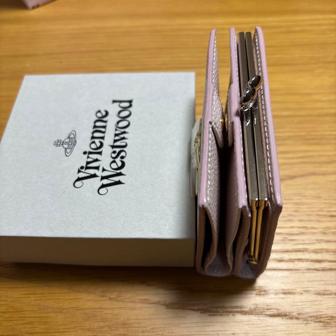 新品未使用 Vivienne Westwood 日本限定 ピンク 三つ折り財布
