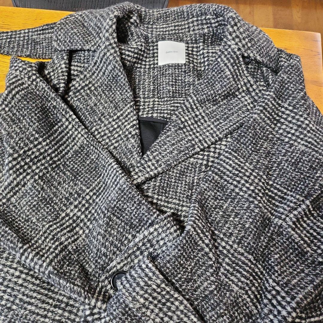 スピックアンドスパン　Wスライバーチェックハーフコート