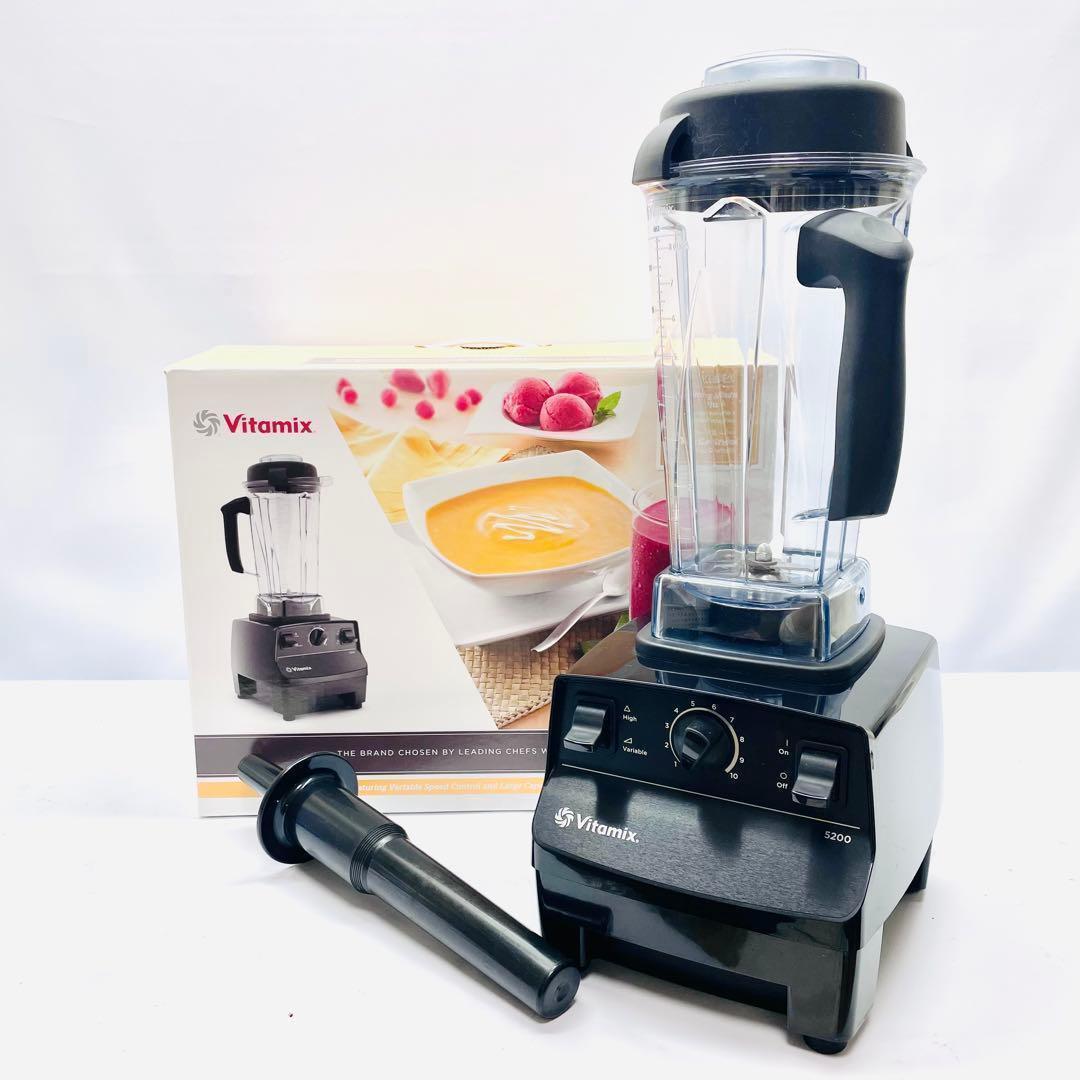 動作保証付　バイタミックス　5200S　ブラック　高性能ブレンダー　VM0103