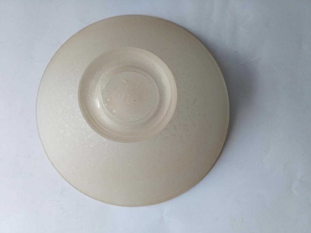 山下富生 硝子製茶碗 玻璃の匠 茶道具 抹茶碗 硝子工芸 美品 です。