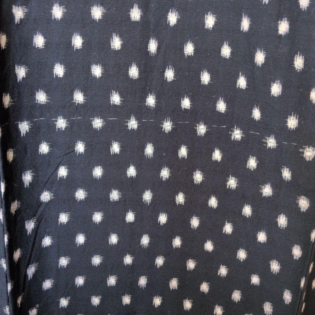 久留米絣　木綿着物　梅屋