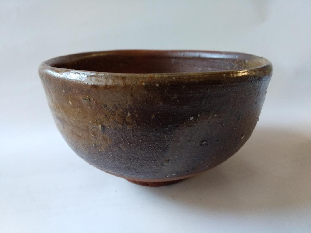 備前焼 藤原建 作 備前 茶碗 共箱 栞 茶道具 抹茶碗 新品 未使用 です