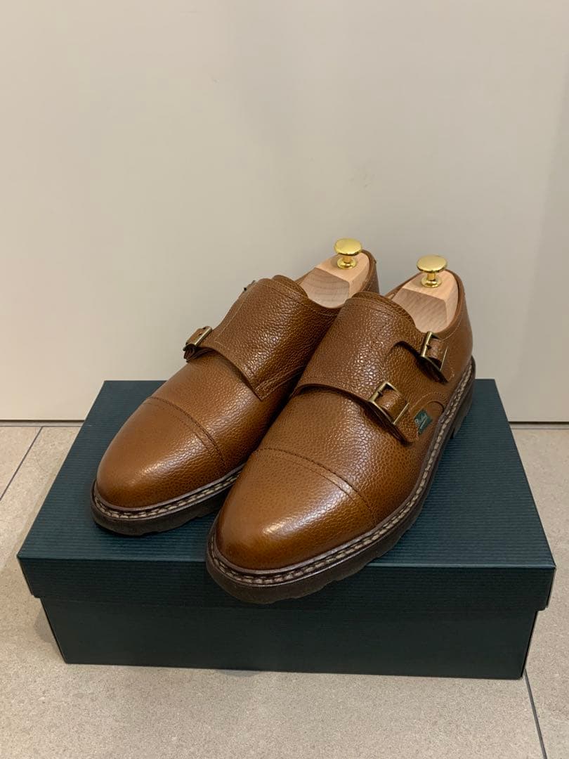 パラブーツ ウィリアム グレインコニャック UK7.5