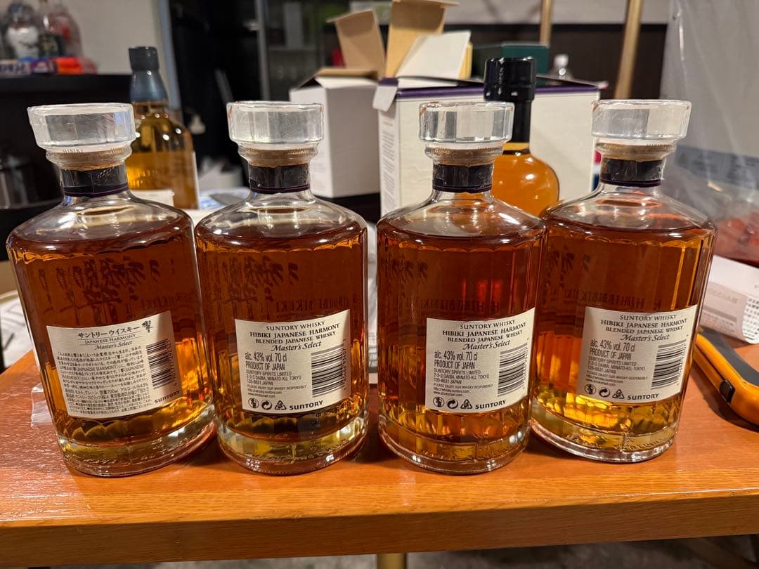響ウイスキー4本セット