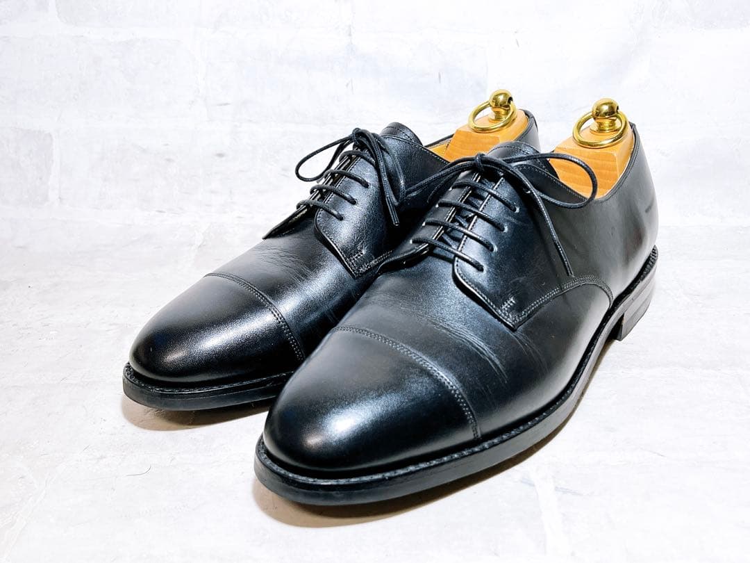 英国製【極美品】ロイドフットウェア 高級 ストレートチップ ビジネス UK7.5